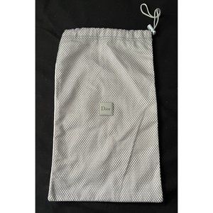 Dior Dust Bag Storage Cover Drawstring Gray 14" x 8.5"